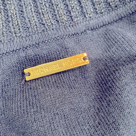 Michael Kors navy blue turtleneck sweater size small - Picture 7 of 7